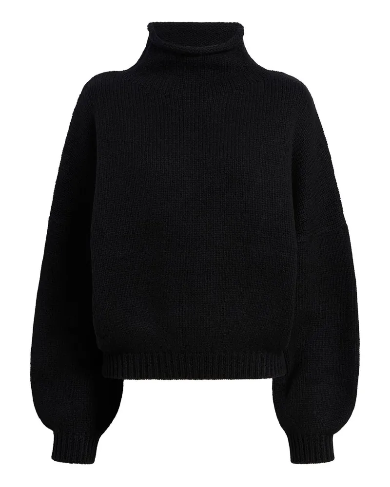 KHAITE Rollkragenpullover aus -Kaschmir Black