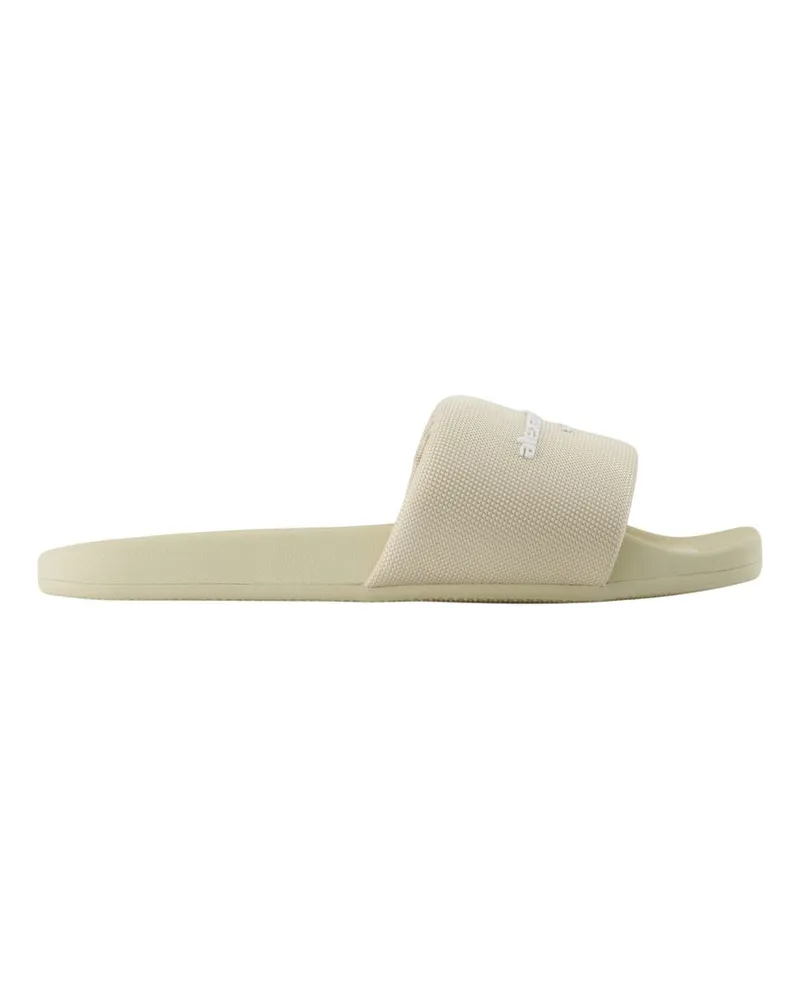 Alexander Wang Aw Pool Sandalen  Nylon Elfenbein Ivory
