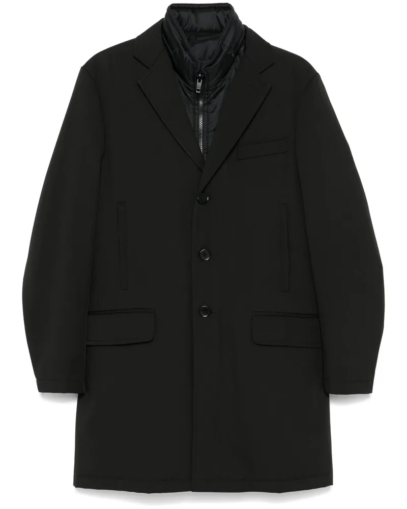 Fay Doppelmantel Black