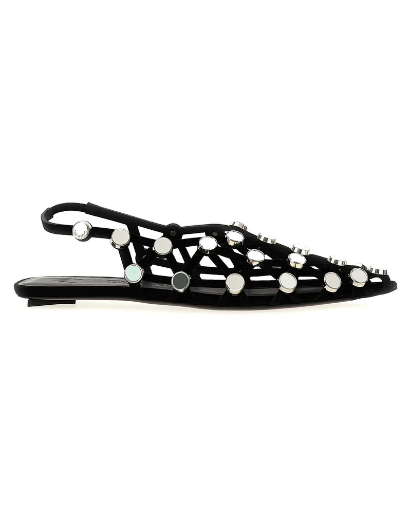 ATTICO Der Attico 'Grid' Slingback Black