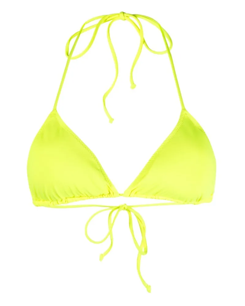 MC2 Saint Barth Triangel-Bikinioberteil Yellow