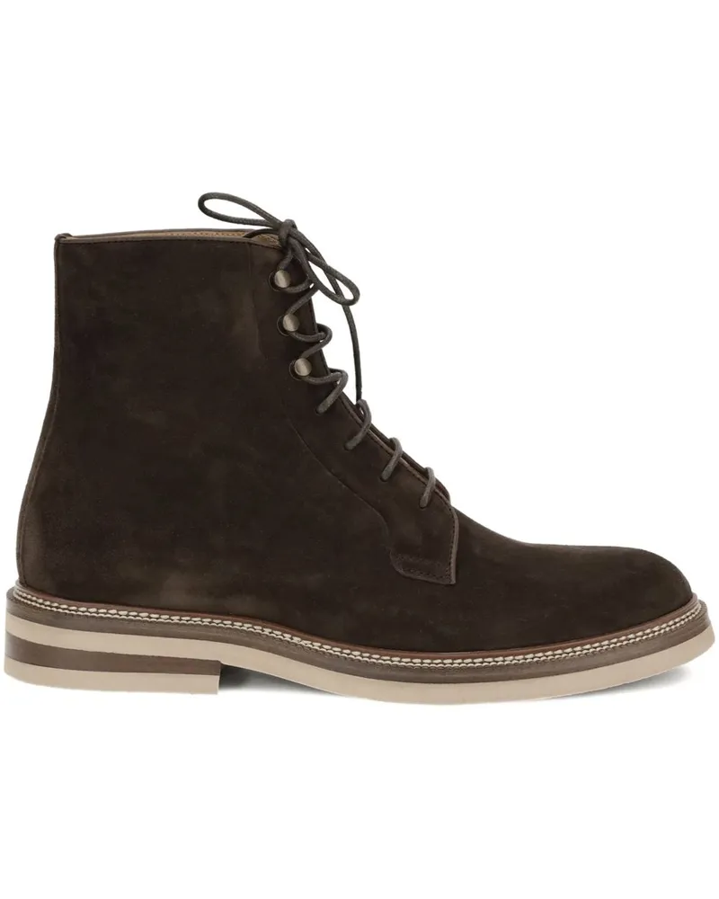 Brunello Cucinelli Stiefel Braun Brown
