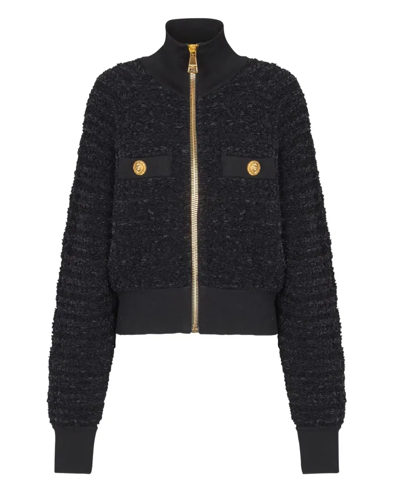 Balmain Tweed-Bomberjacke 0pa