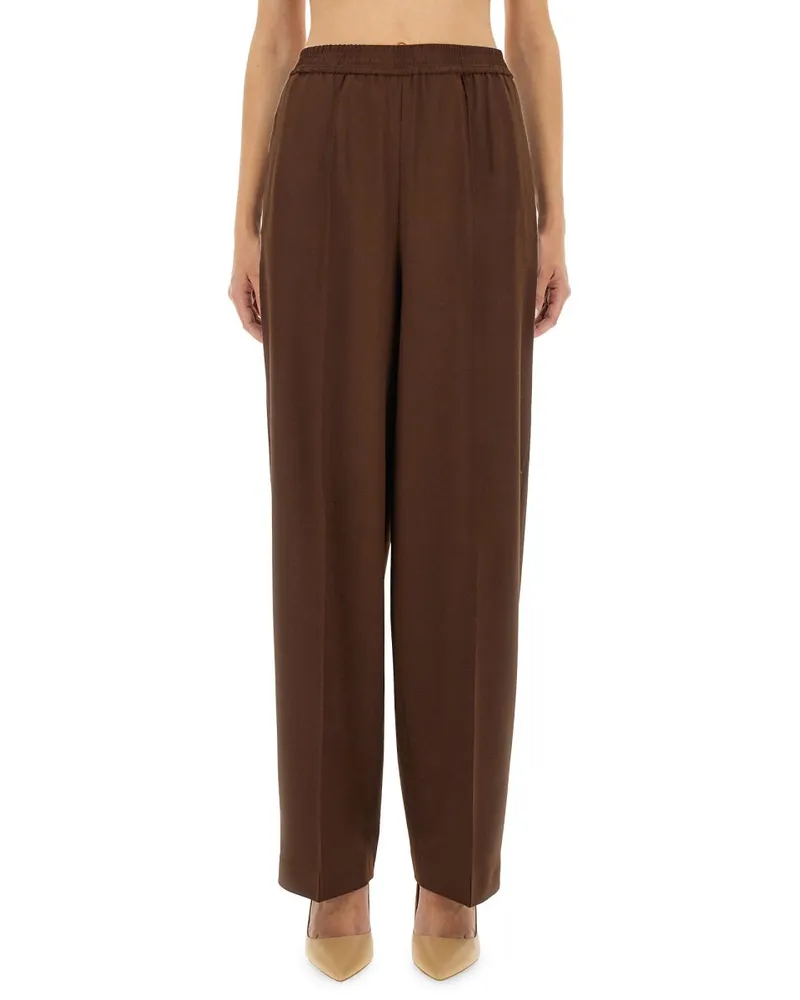 Fabiana Filippi Wide Hosen Brown