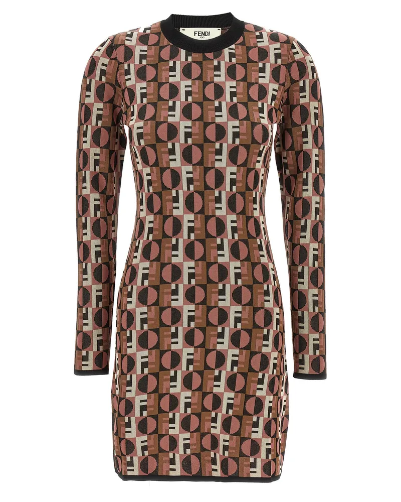 Fendi fendi optisches' Kleid Pink