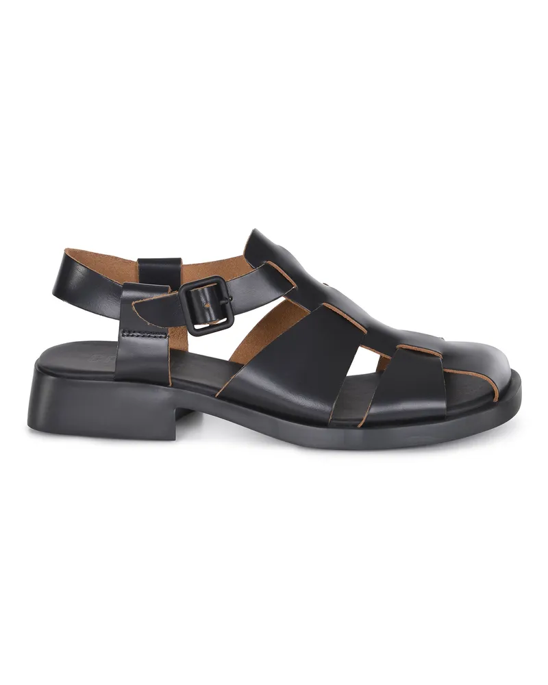 Camper Dana" Sandalen aus Leder Black