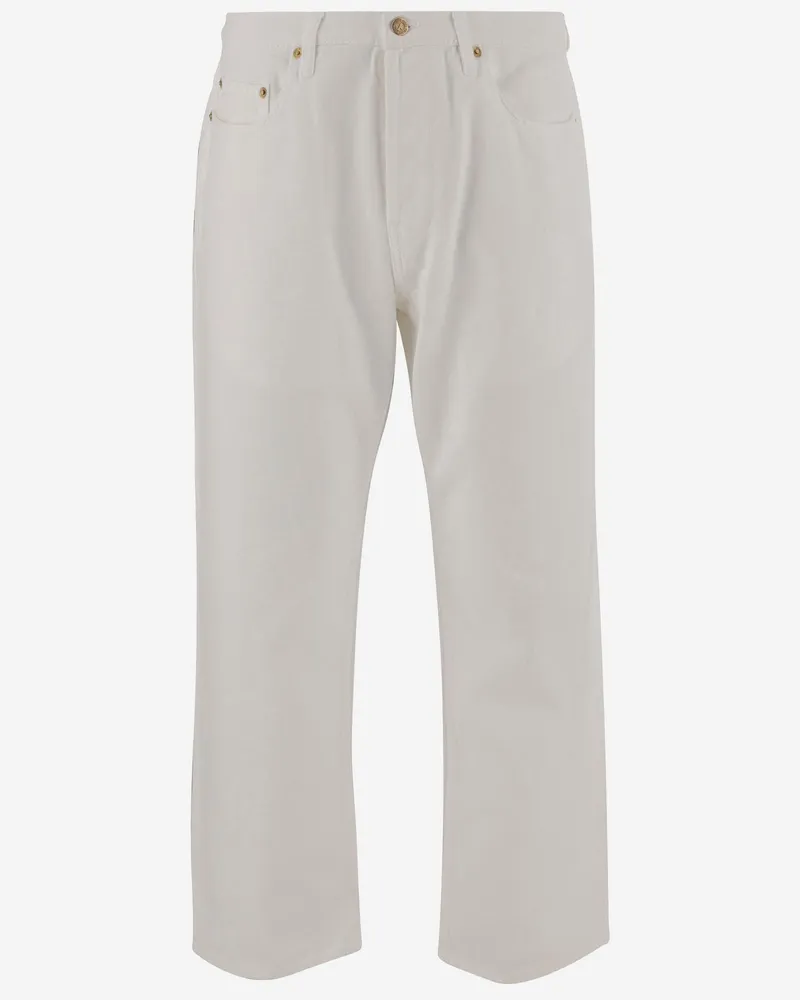 Golden Goose Cotton Denim Jeans White