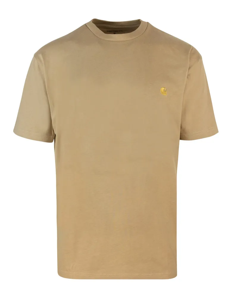Carhartt WIP T -Shirt S/S Chase Dusty H. Brown Brown