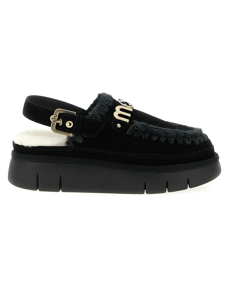 Mou Sabots „Bounce Clog Back Strap Black