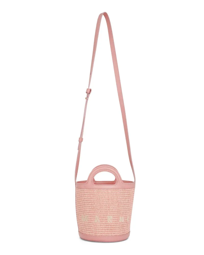 Marni Tropicalia Eimerbeutel Pink
