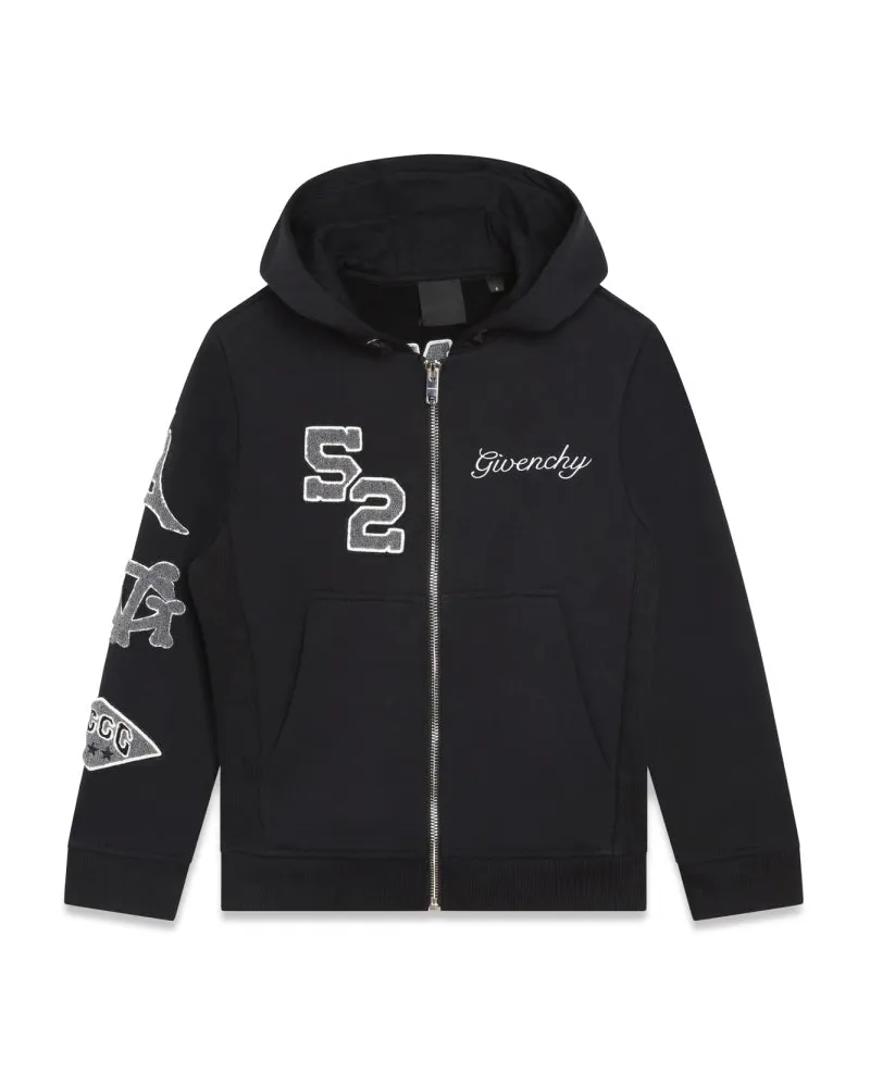 Givenchy Zipper Hoodie Black