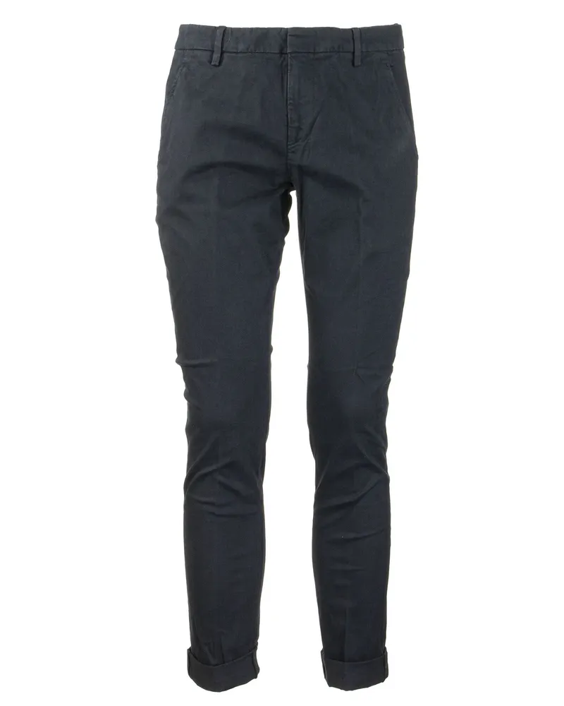 Dondup GAUBERT SLIM FIT GABARDINE HOSEER Blau