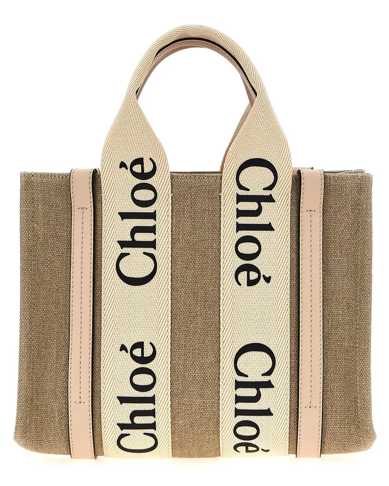 Chloé Chloé 'Woody' kleine Handtasche Pink