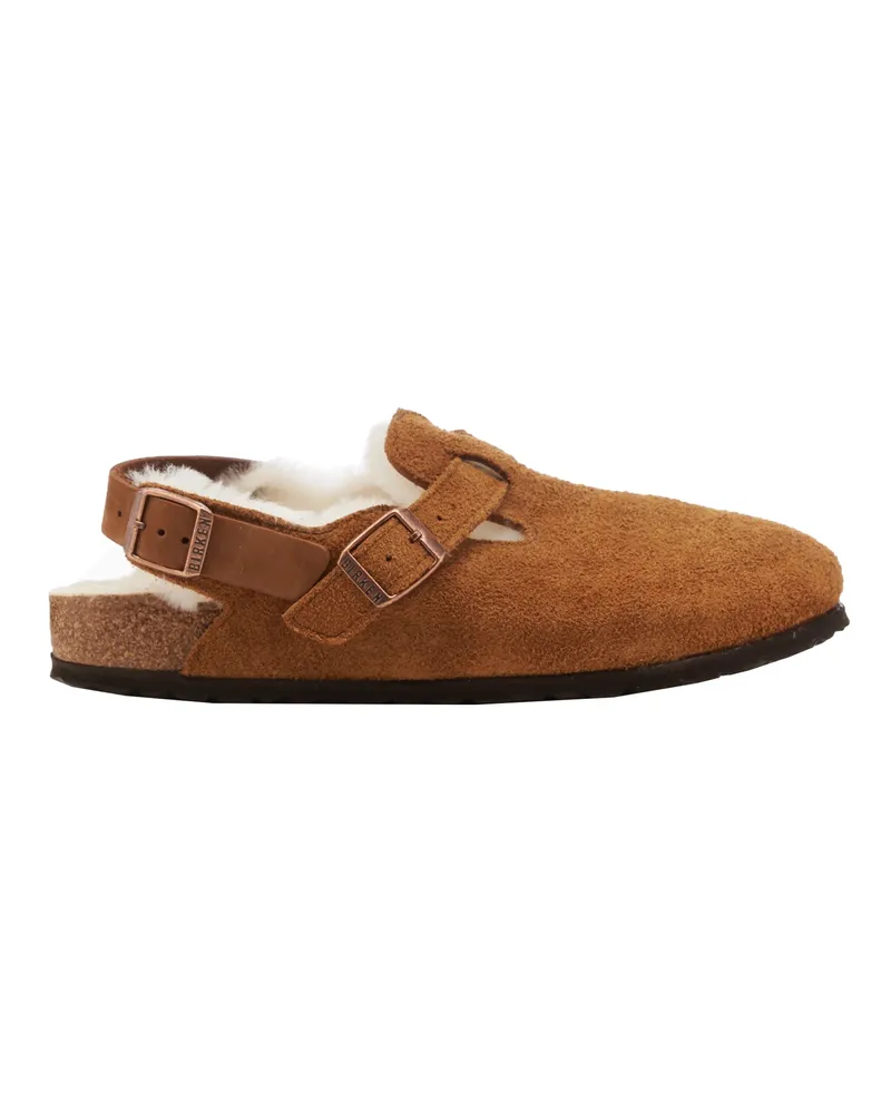 Birkenstock Ciabatta Tokio in Shearling Nerk Mink