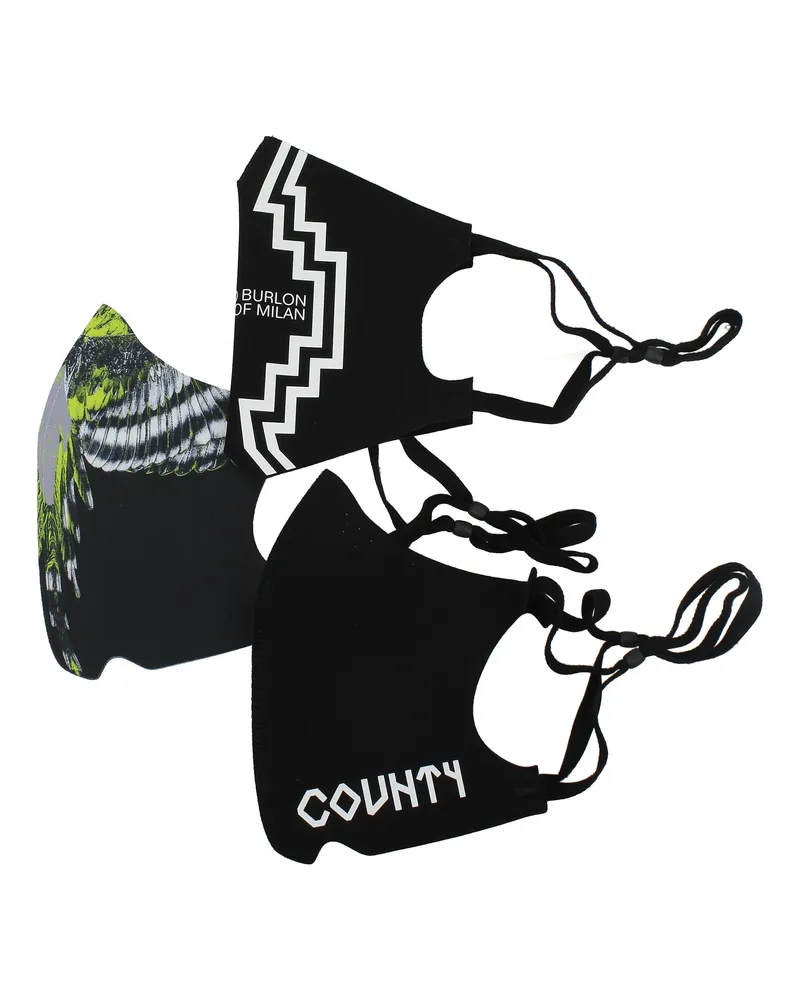 Marcelo Burlon | County of Milan Herrens Maske aus mehrfarbigem Stoff -