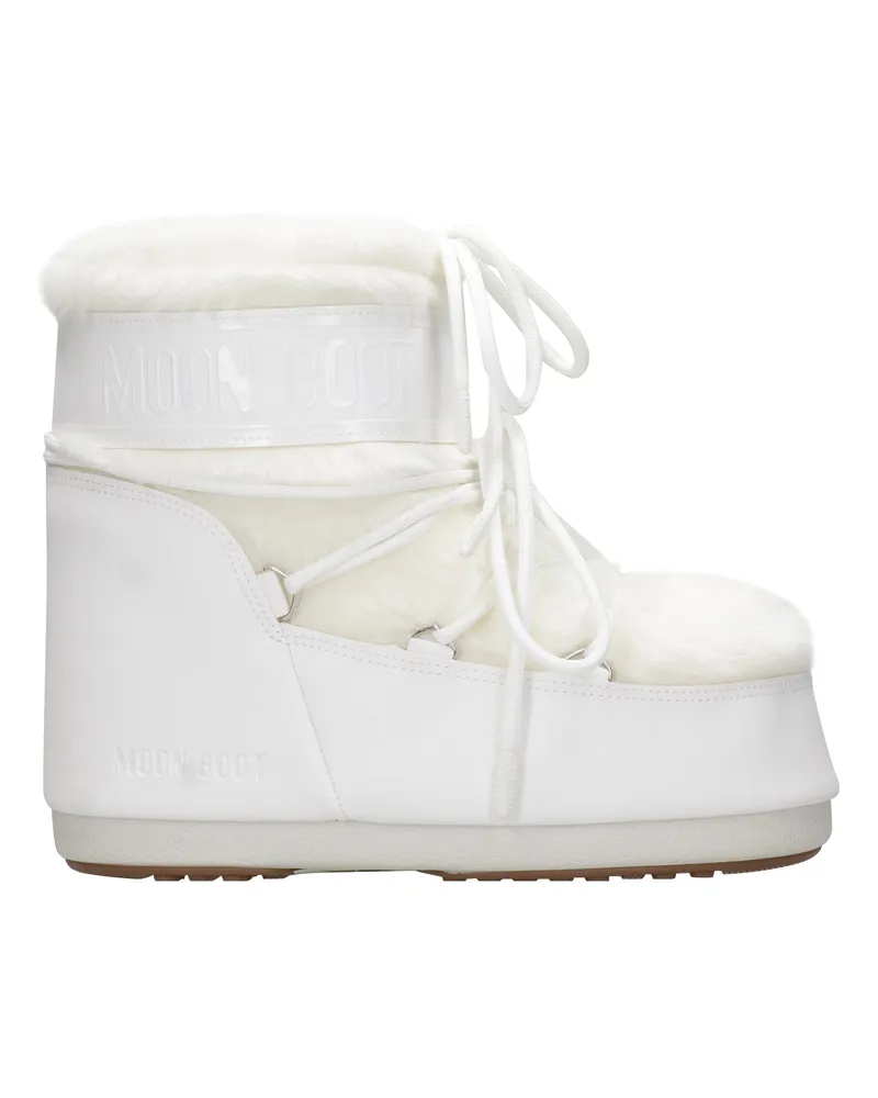 Moon Boot Mondstiefel Stiefel weiß White