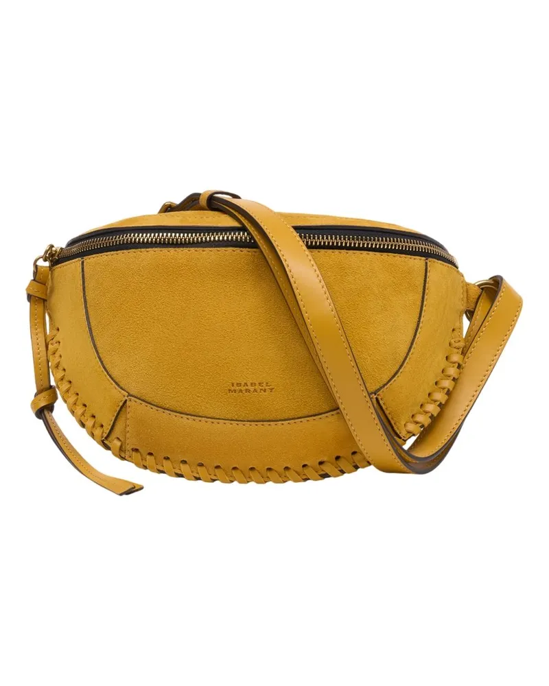 Isabel Marant Skano Ga Umhängetasche  Leder Gelb Gelb