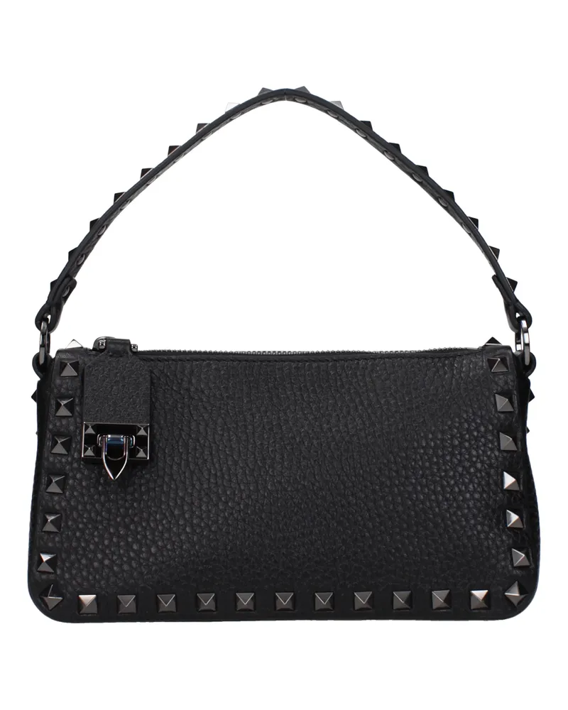 Valentino Garavani Damens Handtaschen aus schwarzem Leder -