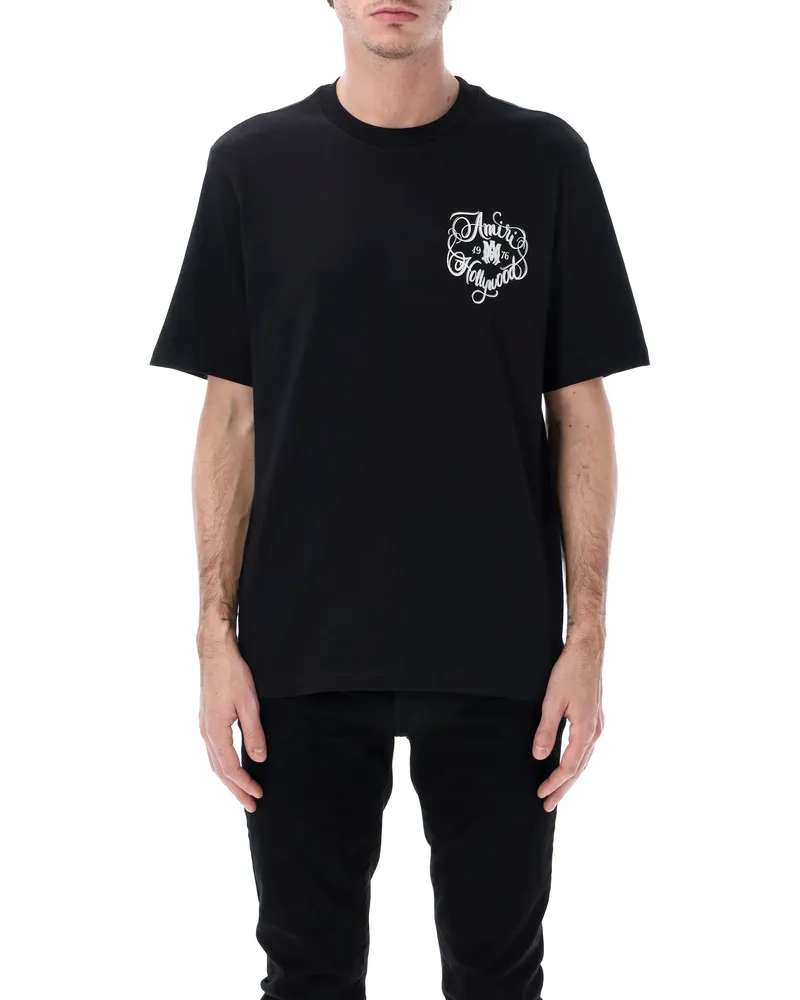 Amiri T-Shirts und Polos Schwarz Black
