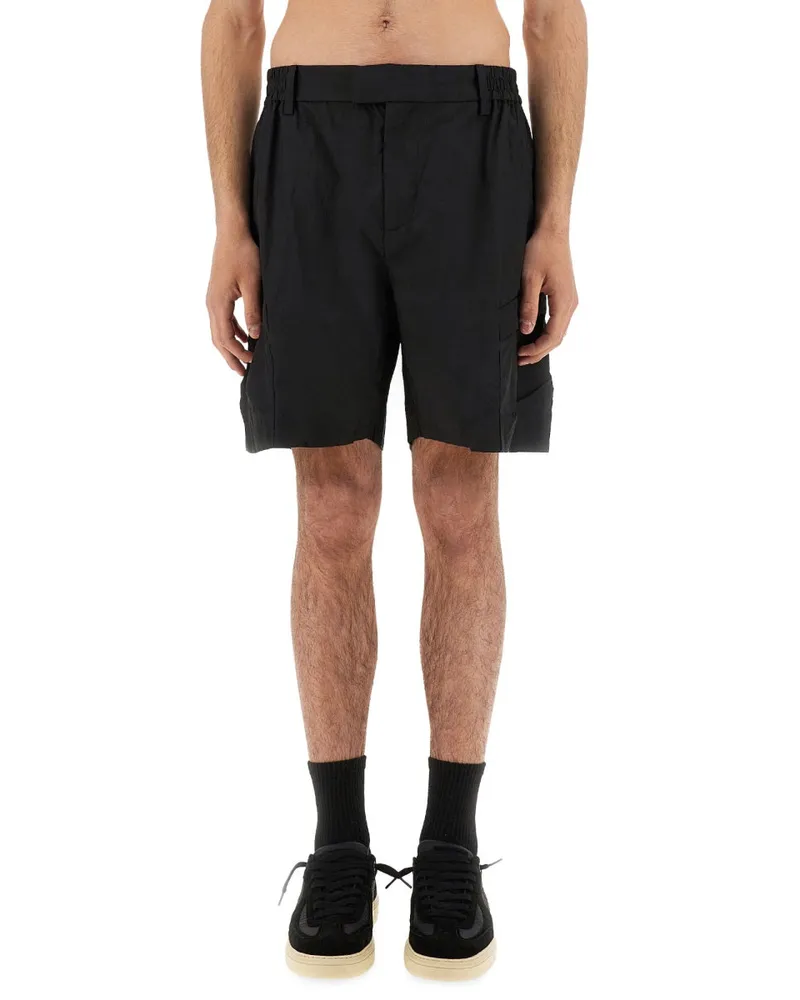 REPRESENT Stellen Sie Fracht -Tech -Shorts dar Black