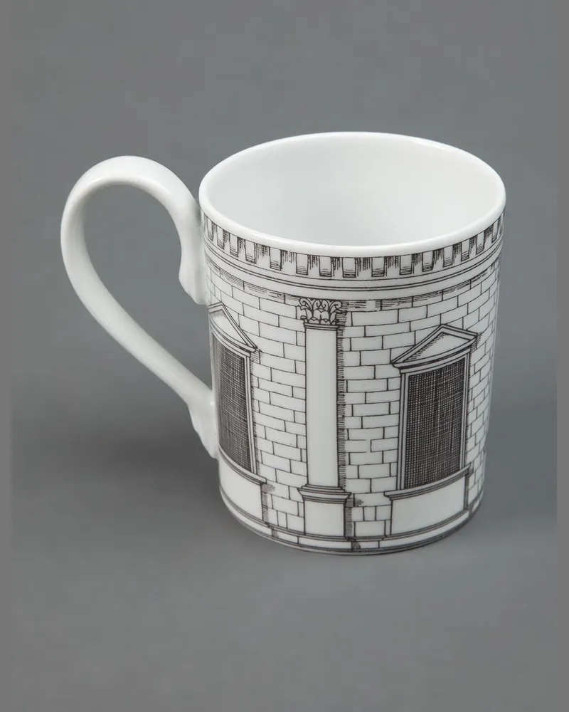 Fornasetti Mug Architettura White