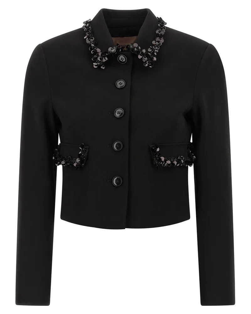 Twin-Set Bolero Blazer Black