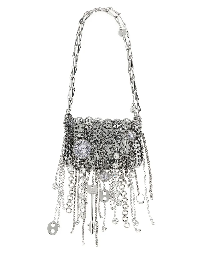 Paco Rabanne 1969 Nano Judy Blane' Umhängetasche Silver