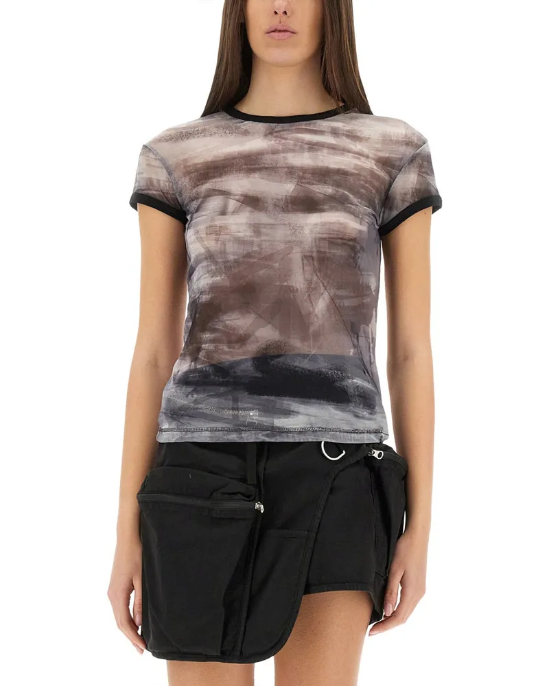 Helmut Lang Slim Fit T -Shirt Grey