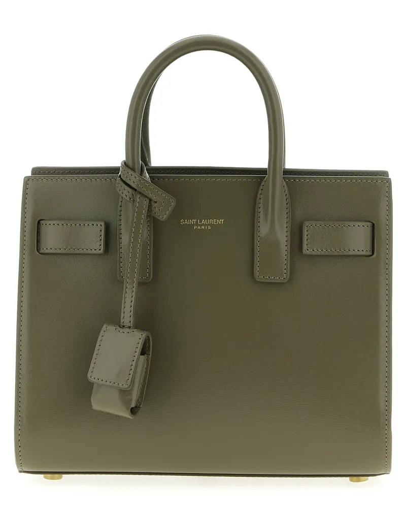 Saint Laurent Nano-Handtasche „Sac De Jour Green