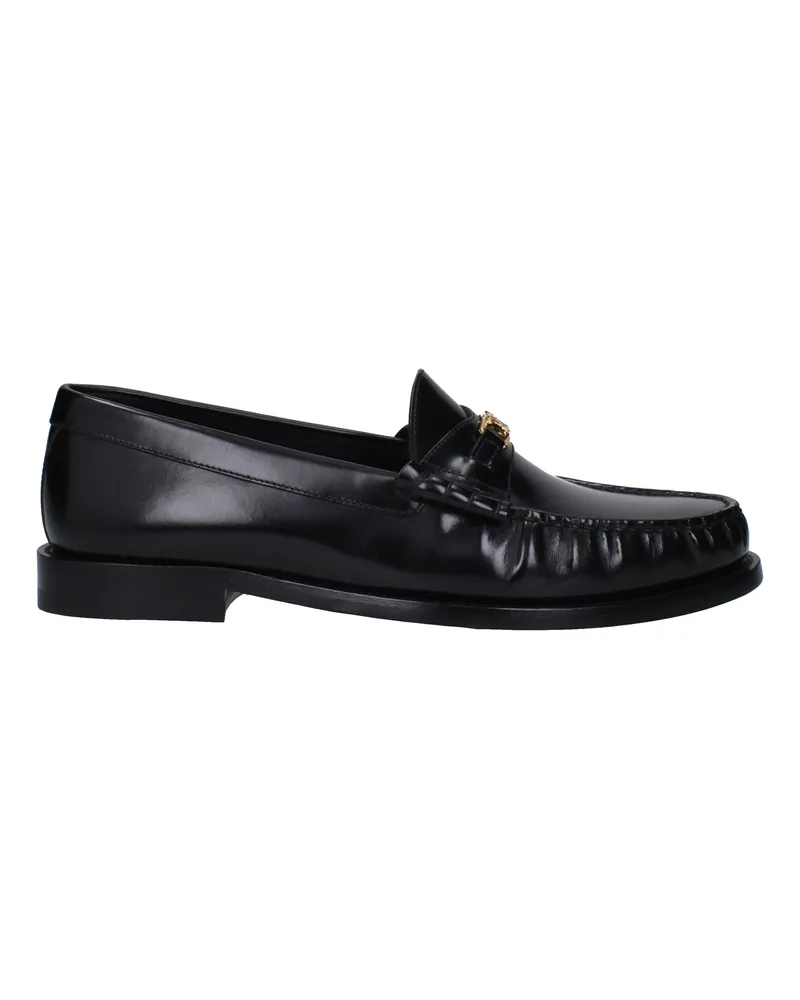 Celine Mocassini Triomphe Uomo Pelle Nero/Oro -