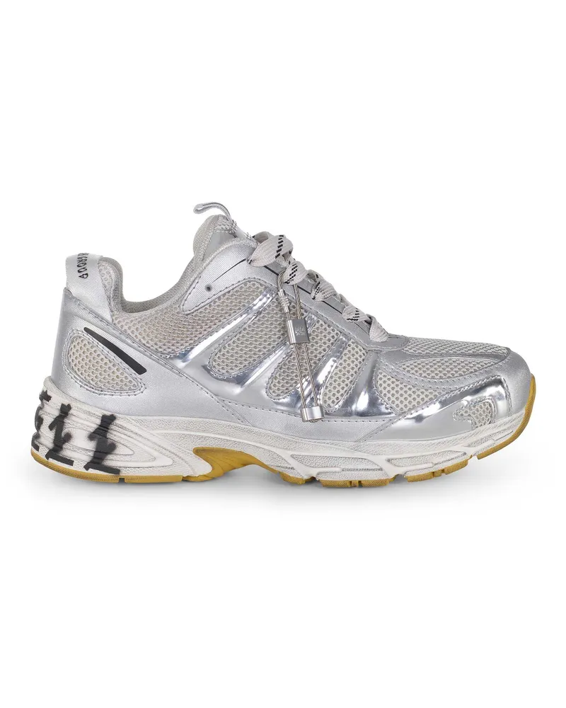 44 LABEL GROUP Sneakers 44 Labelgruppe "Dragger" aus Stoff Silver