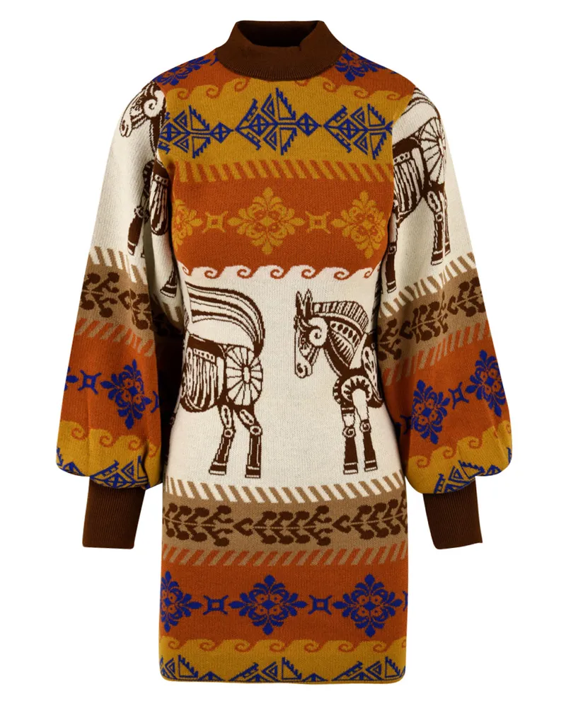 AKEP Kleider Multi -Farbe Multicolour