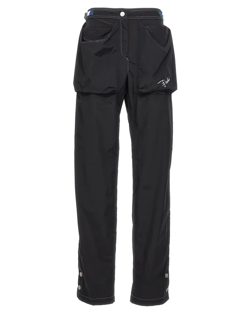 Emilio Pucci Logo Nylonhose Black