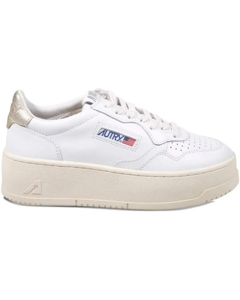 AUTRY Plateau-Sneaker mit Logo-Patch Leat