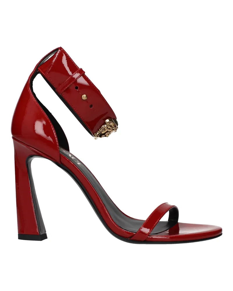 Versace Damens Sandalen Lack Rot -