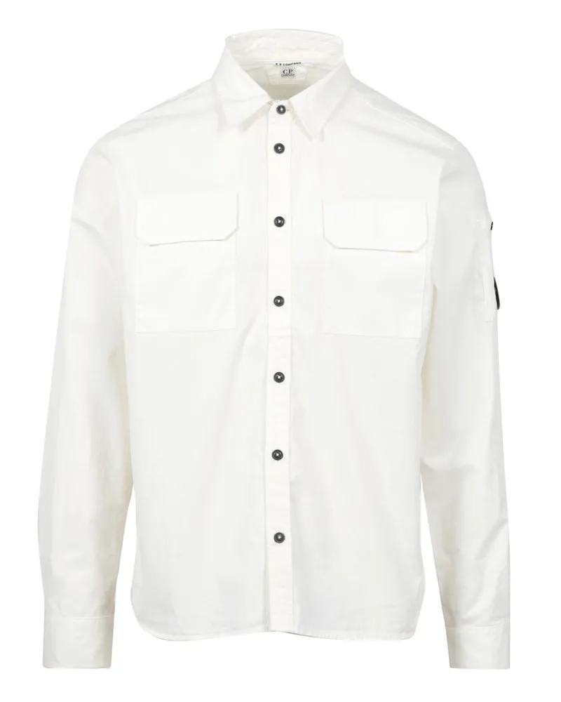 C.P. Company C.P. Firmenhemden weiß White
