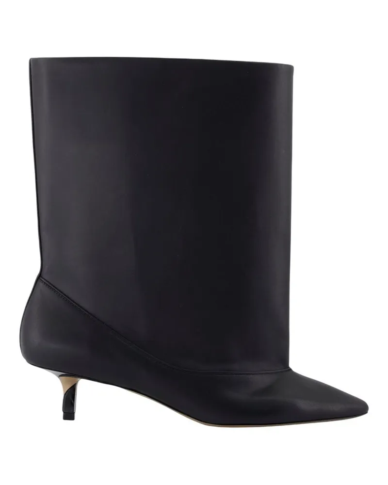 Jacquemus Turnier -Knöchelstiefel  Leder schwarz Black
