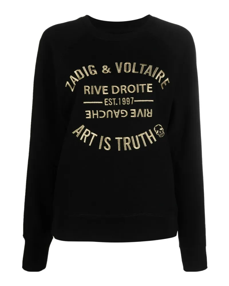 Zadig & Voltaire Upper Blason Brode Black