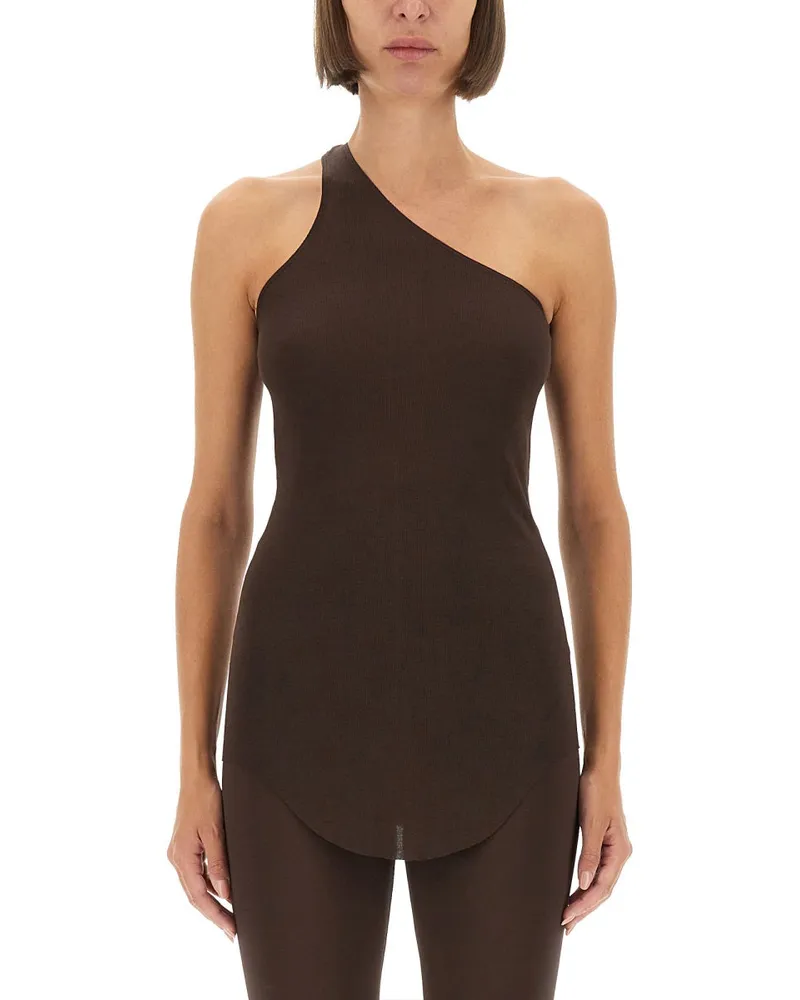 Rick Owens Lilies ein Stück Top Brown
