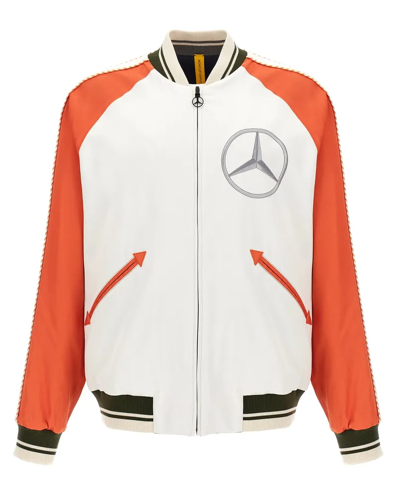 Moncler Moncler X Mercedes Benz 'Satet' reversible Bomberjacke Multicolor