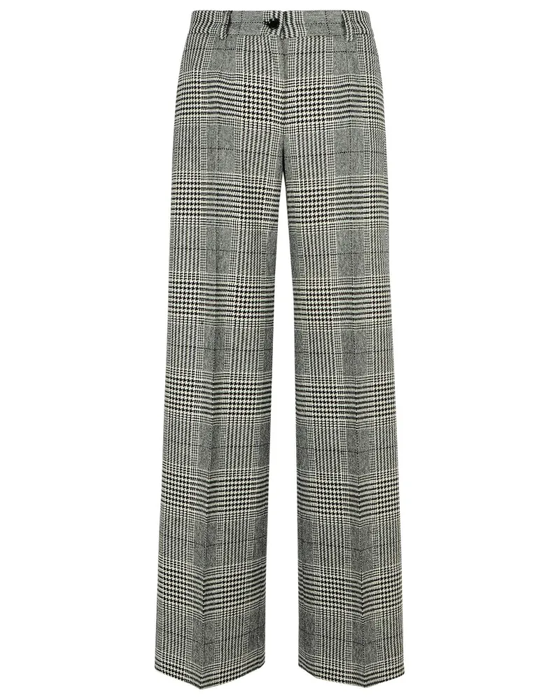 Dolce & Gabbana Grey Woll Mischhose Grey