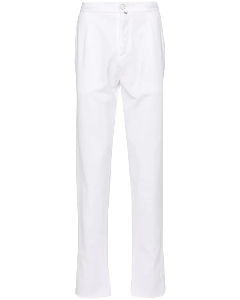 Kiton sich verjüngende Hose White
