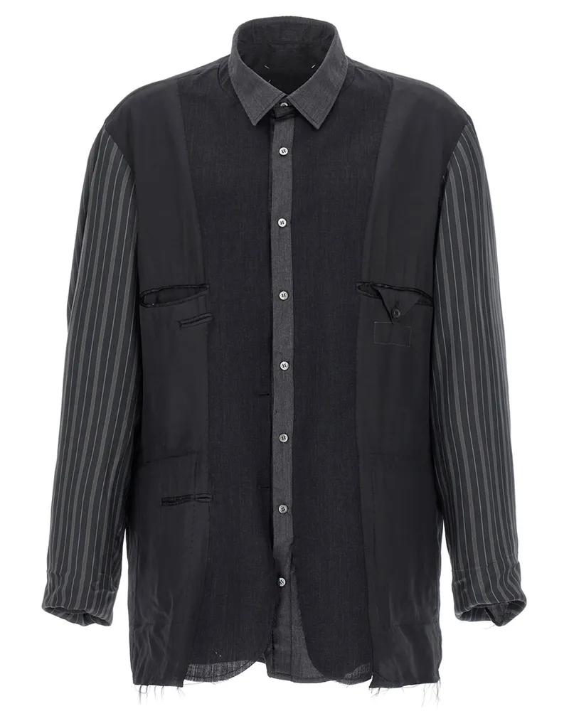 Maison Margiela Patchwork Reversible Jacke Gray