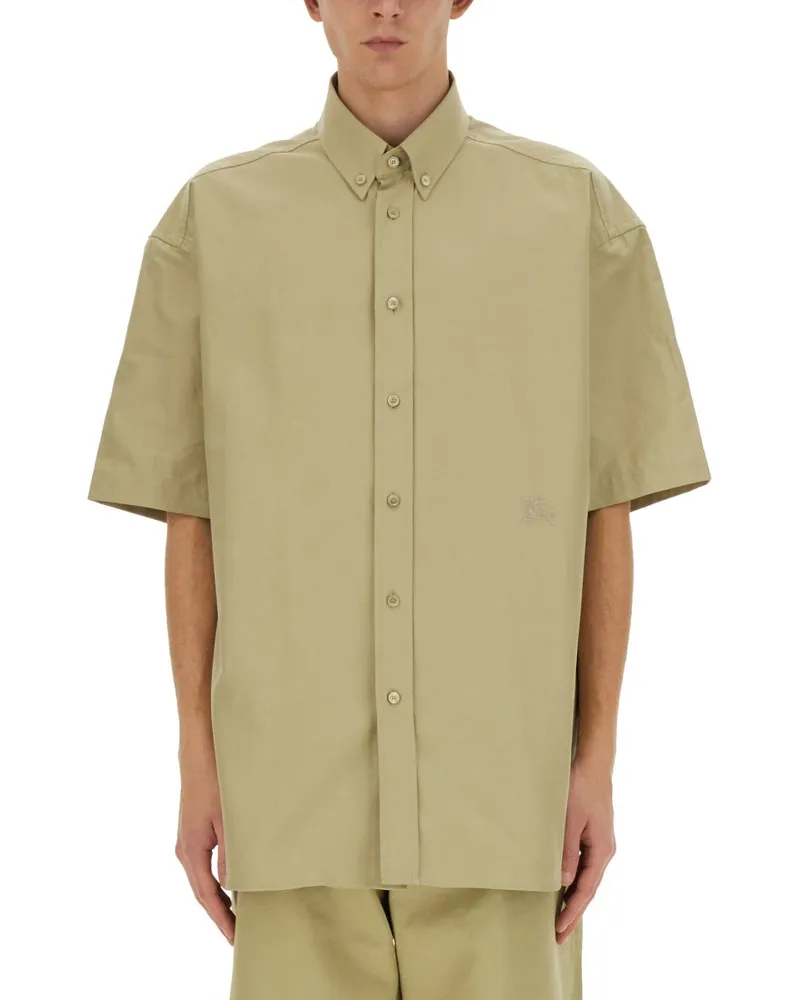 Burberry Baumwollhemd Beige