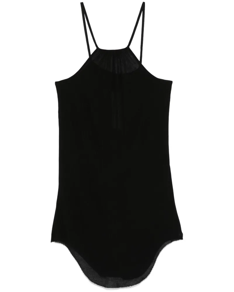 Rick Owens Skorpio Seidenoberteil Black