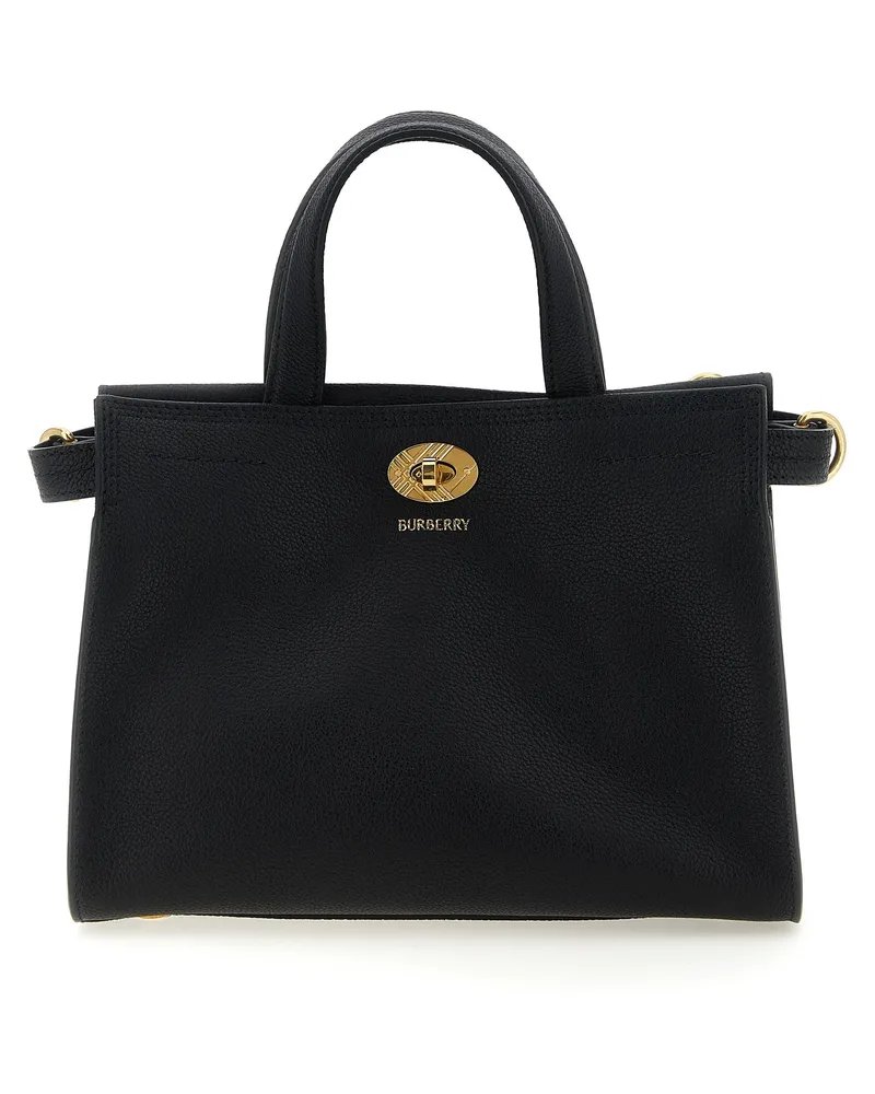 Burberry Cotswolds' Mini -Einkaufstasche Black