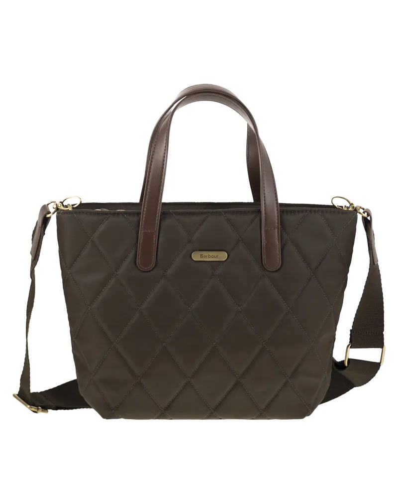 Barbour Mini-Stepp-Einkaufstasche Olive
