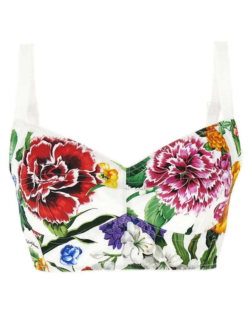 Dolce & Gabbana Bouquet' Top Multicolor