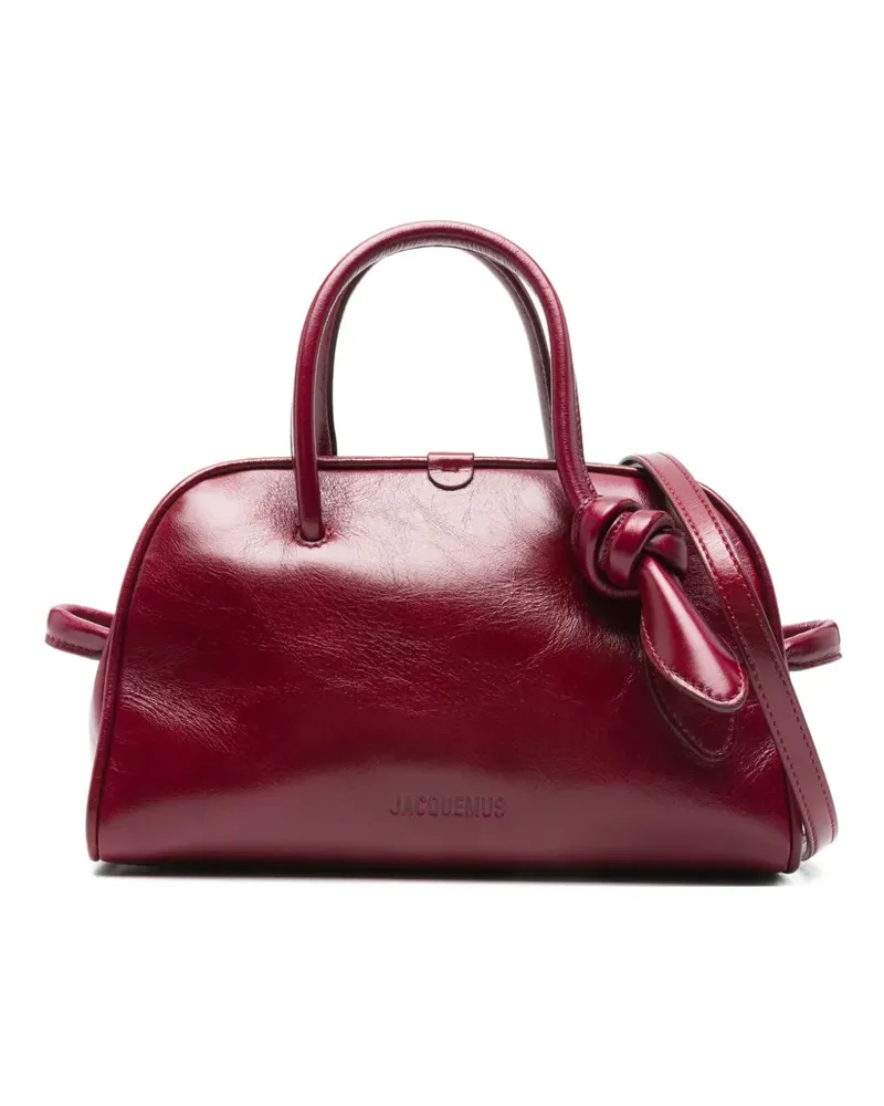 Jacquemus Top Grifftasche Burgundy