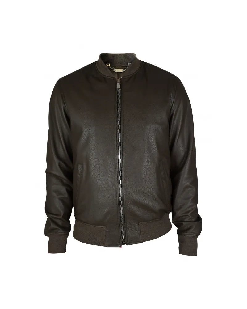 Billionaire Milliardär Bomberjacke Brown